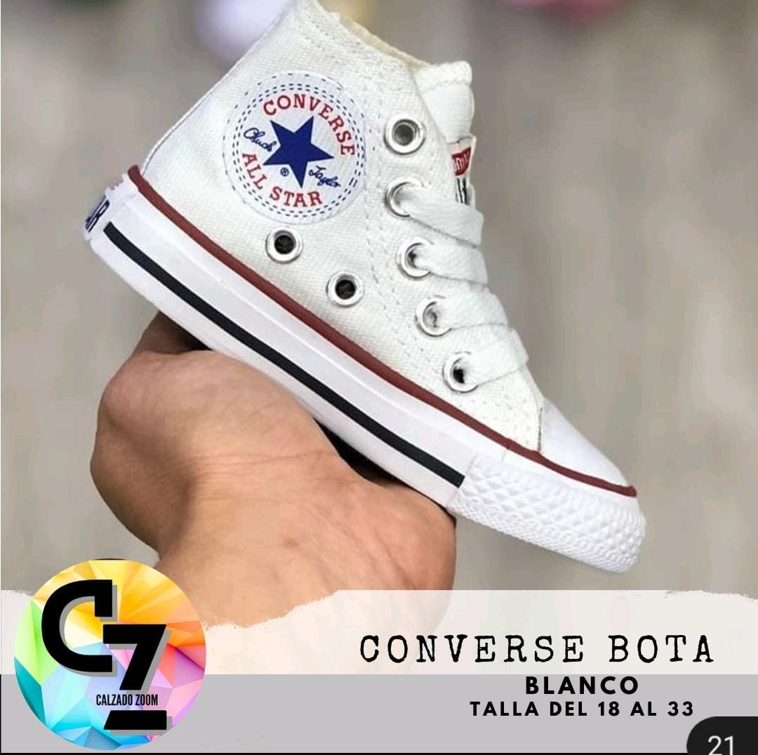 CONVERSE TAYLOR ALL STAR BOTA PARA NIÑO@S IMPORTADO