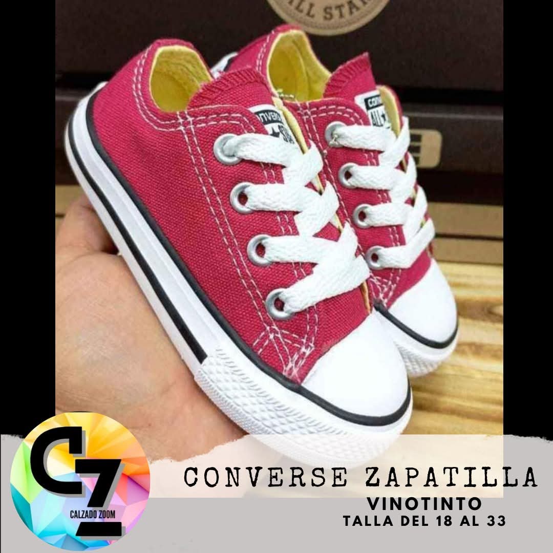 CONVERSE ALL STAR CHUCK TAYLOR CLASICOS PARA NIÑO@S IMPORTADO